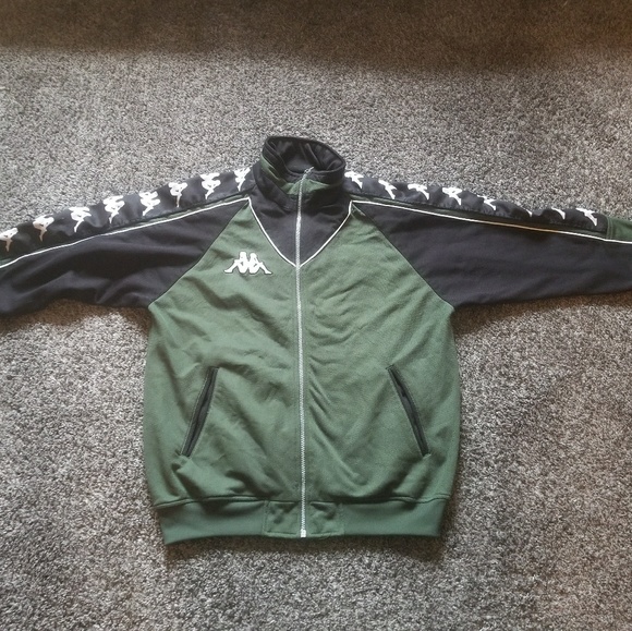 green kappa track jacket